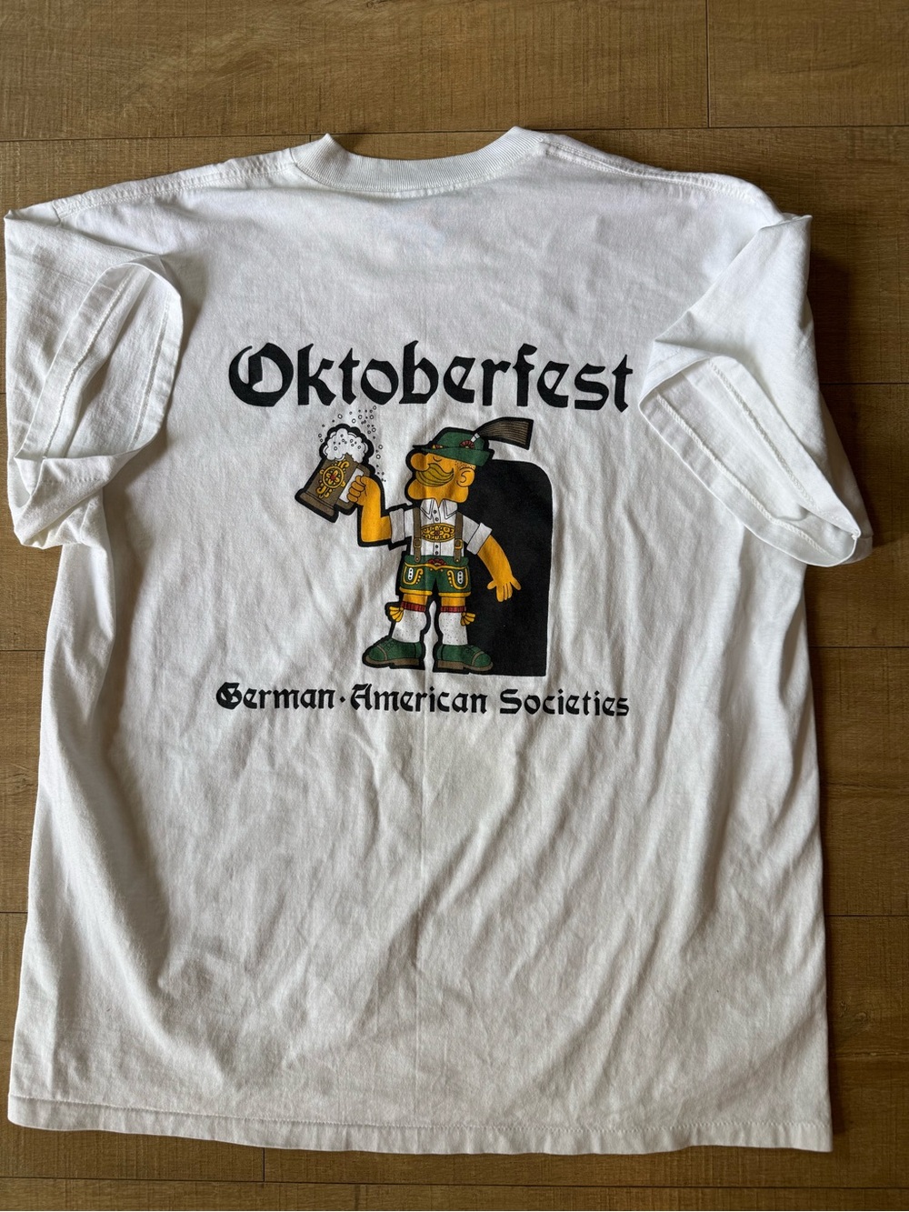 VTG Oktoberfest tshirt single stitch oneita USA made XL German San Diego